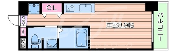 グレンパーク江坂Ⅱの物件間取画像